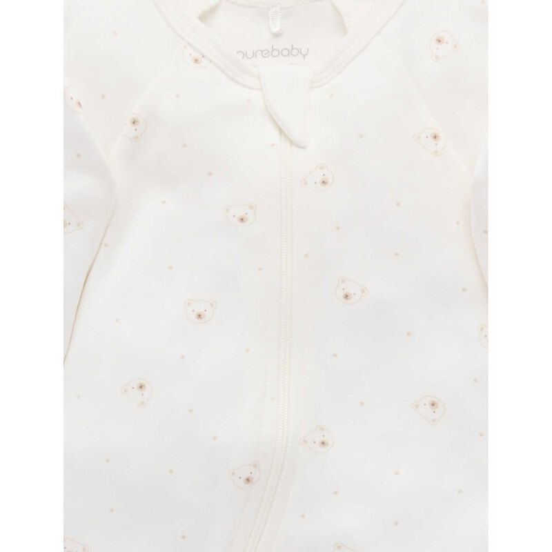 Purebaby Zip Growsuit image number 1